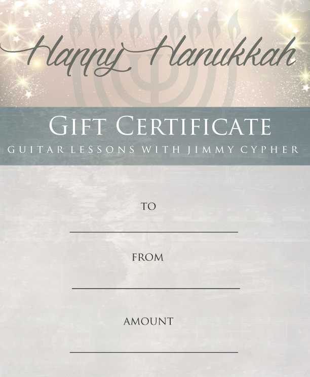 gift, hanukkah, best guitar lessons in atlanta, ga